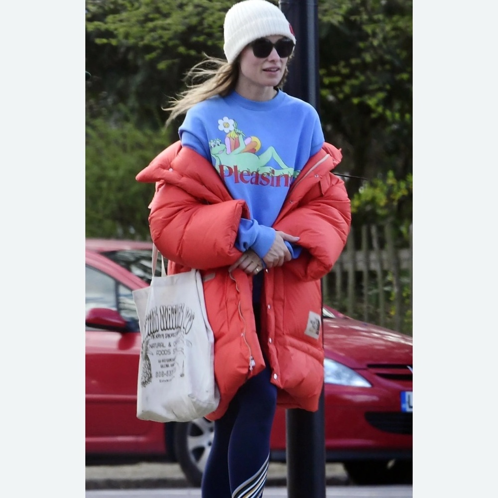 PLEASING by Harry Styles Lounging Frog  Sweatshirt – Blue – Size S – NWOT